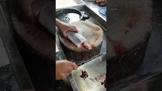 seer fish 🐟🐟 cutting ✂️from Karaikal covai fish shop 1030 1234 [upl. by Jean-Claude]