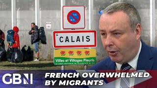 Calais migrants OVERWHELM French police and BREAK into lorries to cross Channel EVERY NIGHT [upl. by Gavini205]