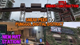 Sneak Peek 👀  Brand New Punggol Digital District with Punggol Coast MRT [upl. by Lippold]