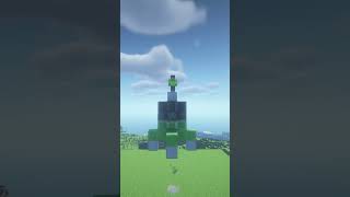 Working Rocket in Minecraft🚀 minecraft minecraftbuilding minecrafttutorial redstone rocket [upl. by Acinnad]