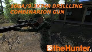 Thehunter Classic 16GA93x74R Drilling Combination Gun 2018 HD [upl. by Purdum]