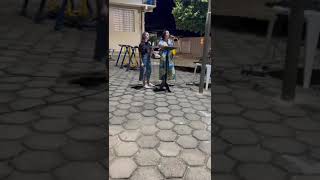 DÉBORA E MÔNICA LOUVANDO A DEUS NA PRAÇA DO JUBAL [upl. by Crawford89]