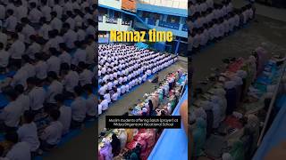 Beautiful Namaz time ❤️ school students  Azan youtubeshorts azan shorts foryou namaz [upl. by Ahsya]