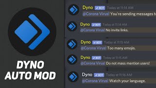 Dyno Bot  Best Moderator Bot Discord  Techie Gaurav [upl. by Gnuh]