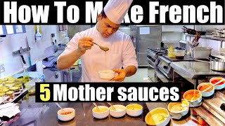 How to make 5 Mother sauce in French cuisine🤔 veloute sauce [upl. by Gregory]