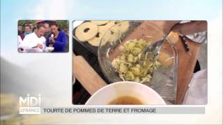 RECETTE  Tourte aux pommes de terre et Port Salut [upl. by Leonid]