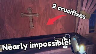 Getting 2 Crucifixes RIGHT NEXT TO EACHOTHER in doors [upl. by Curt]