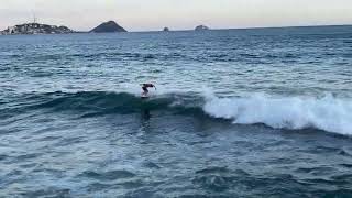 Mazatlán Malecón Ocean Surfing Contintued [upl. by Cita591]