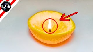 IMPRESIONANTE TRUCO Con ACEITE y Una NARANJA  EXPERIMENTOS CASEROS [upl. by Eelan104]