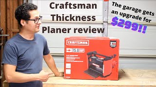 Craftsman Planer Review Easy on the budget but will it last more than a day [upl. by Anal]