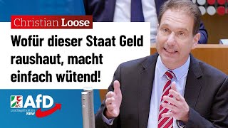 Wofür dieser Staat Geld raushaut macht einfach wütend – Christian Loose AfD [upl. by Bega179]