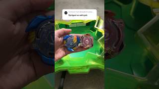 Valtryek V2 VS Spryzen S2 shorts beyblade [upl. by Newkirk755]