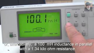 the RLC Meter measuring inductance and capacitance [upl. by Araed]