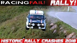 Historic Legend Rally Cars Crash Compilation 2018 [upl. by Eugene166]