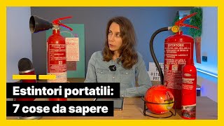 Estintori portatili e principi dincendio 7 cose da sapere [upl. by Kaleena222]