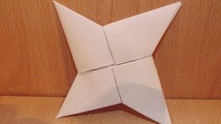 TUTORIAL Kako napraviti origami suriken od papira [upl. by Noired]