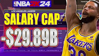 How to Turn off the Salary Cap in NBA 2K24 NextGen [upl. by Enilec]