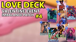 MARVEL SNAP INDONESIA  EVENT VALENTINE IMBALANCE PATCH 4 LOVE DECK [upl. by Scotty]