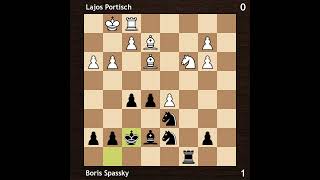 Lajos Portisch vs Boris Spassky  Amsterdam Interzonal 1964  Round 6 [upl. by Herrle]