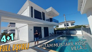 🔥DİDİM EFELERDE🔥 KÖŞE KONUMDA FULL EŞYALI ✨️TAM MÜSTAKİL ✨️41 AYRI MUTFAK HAVUZLU AKILLI 🏡VİLLA [upl. by Neelyk]