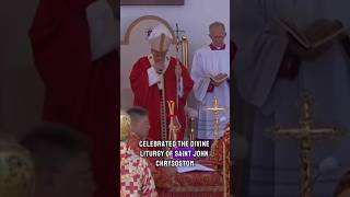 Pope Francis Celebrates Byzantine Liturgy in Slovakia [upl. by Eduard]