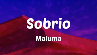 Maluma  Sobrio Letras [upl. by Teri]