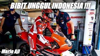 Mario Aji Jelang Aragon 2021  Junior world championship Cev Moto 3 [upl. by Ocirederf924]