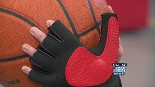 Dads launch natural basketball shooting glove [upl. by Paget]