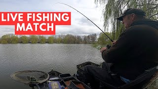 Live Fishing Match Suffolk Water Park matchfishinguk [upl. by Elisee710]