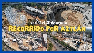 Parque Aztlán  Recorrido por construcción en Chapultepec  Abrirá 30 de agosto [upl. by Nawotna]