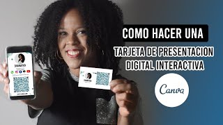 TARJETA DE PRESENTACION DIGITAL  como hacer una tarjeta digital interactiva [upl. by Wilbur]