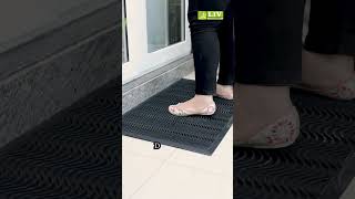 RUBBER MAT DOOR MAT FOOT MAT HEAVY INDUSTRY BIG SIZE EXPORT BLACK BIG FRONT SHOWROOM HOTEL OUTDOOR [upl. by Eirotal790]