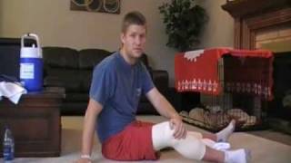 ACL Surgery Recovery Exercise  Range of Motion Leg Extension [upl. by Noiraa172]