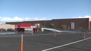 Firetrucks Unlimited Oshkosh T3000 ARFF truck remanufacture For US Navy [upl. by Aerdnaeel602]