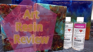 How to Pour Resin over Encaustic Paintings or anything  Art Resin Art Product Review [upl. by Thornburg]