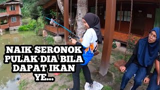 MEMANCING SANTAI  KOLAM ep37 subscriber kolam talapia mancing lekoh [upl. by Gniw808]