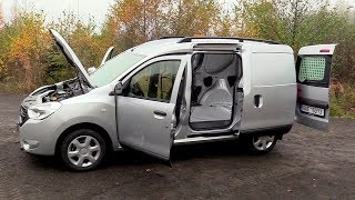 New 2017 Dacia Dokker Van Walkaround  Exterior interior [upl. by Deehsar]