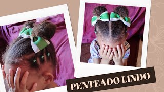 Penteado para cabelo cacheado e crespo [upl. by Hgieleak328]