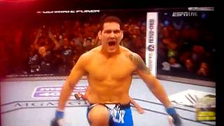 Weidman knocks out silva [upl. by Denby]