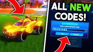 Rocket League All NEW Working Codes [upl. by Margette847]