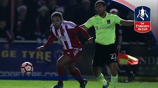 Stourbridge 10 Northampton Town  Emirates FA Cup 201617 R2  Goals amp Highlights [upl. by Anatnom]