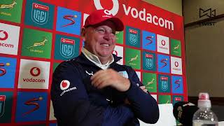 202324 Vodacom United Rugby Championship  SF  Jake White  PostMatch Conference 15062024 [upl. by Enelrahs]