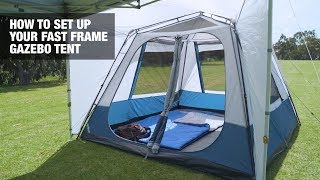 How To Set Up Your Fast Frame Gazebo Tent [upl. by Esserac930]