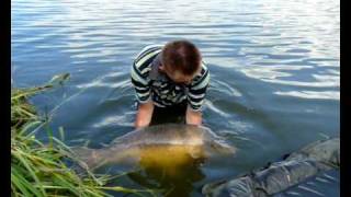 Jarosławki 175 kg carp release Czarek Gryfice [upl. by Sherar840]