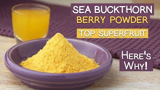 Sea Buckthorn Reasons Its a Top Superfruit [upl. by Araec]