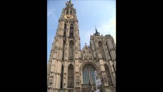 Antwerp cathedral partial peal c1 d1 es1 bes1  Kathedraal Antwerpen deelgelui [upl. by Evyn]