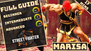 SF6 Marisa Guide  How to play Marisa in Street Fighter 6 Tutorial [upl. by Acemat]