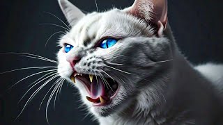 Cat Sound Horror  Aggressive cat sounds  Creepy Cat Meowing [upl. by Aylmar274]