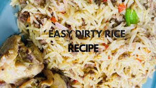 DELICIOUS DIRTY RICE RECIPE  easyrecipes homemaderecipes  Authenticflavour [upl. by Attlee86]