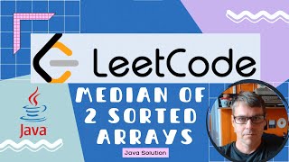 Leetcode Median of 2 sorted arrays Java [upl. by Nylissej]